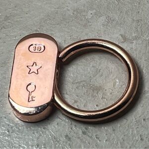 Weight watchers 10lb rose gold keychain